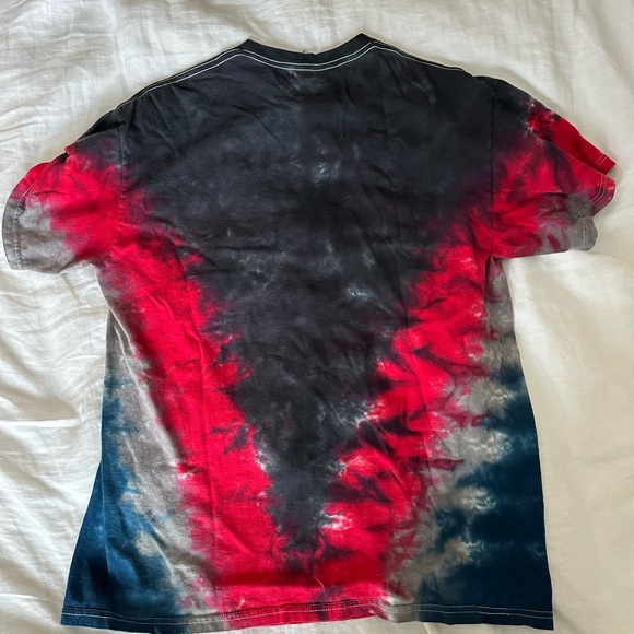 Vintage Style Lynyrd Skynyrd Free Bird Tie Dye Bald Eagle Classic Rock Tee - Picture 2 of 3